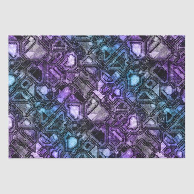 Edelsteinschaltungen - Astro-Schatten: Seidenpapier (Vorderseite)