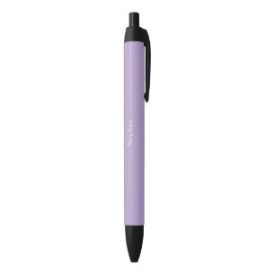 Edelstift Blasslila mit Ihrem Namen Kugelschreiber