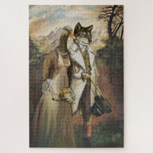 Edeltiere - Wolf in Schafsbekleidung Puzzle
