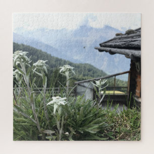 Edelweiss-Alpen-Bergpuzzle Puzzle