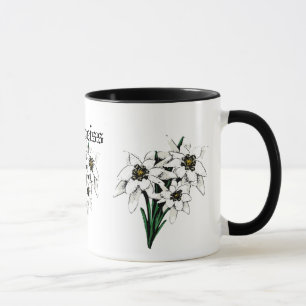 Edelweiss-Blume Tasse