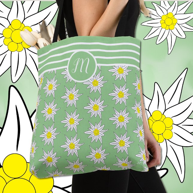 Edelweiss N Streifen Hellgrüne Tasche (Von Creator hochgeladen)