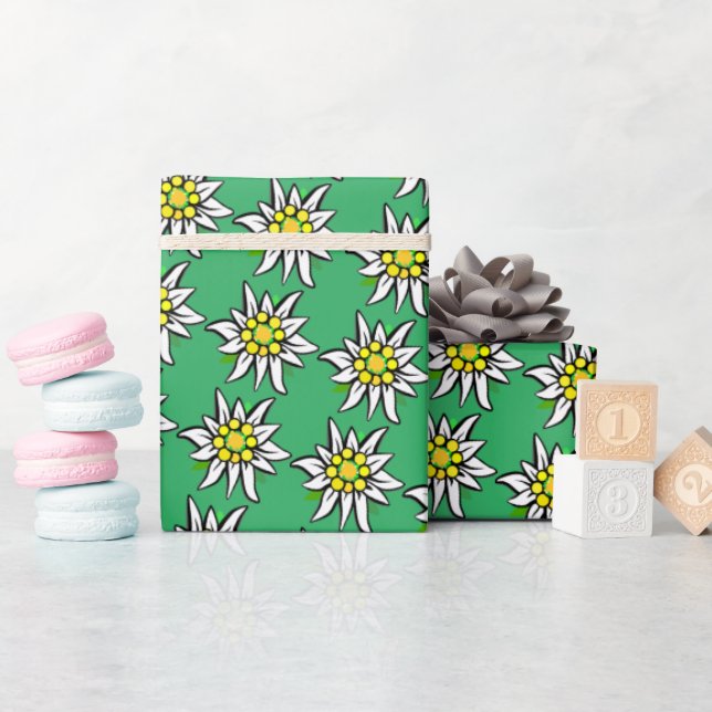 Edelweiß rein geschenkpapier (Babyparty)