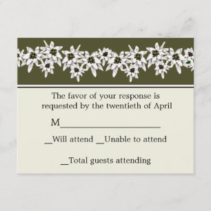 Edelweiss RSVP Card