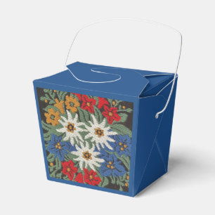 Edelweiss Schweizer alpine Blume Geschenkschachtel