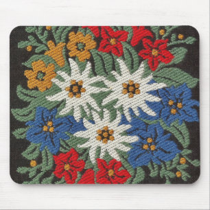 Edelweiss Schweizer alpine Blume Mousepad