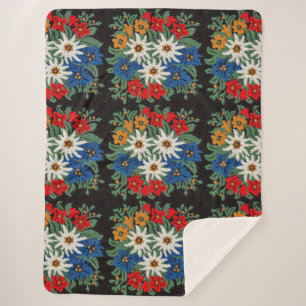 Edelweiss Schweizer Blume Sherpadecke