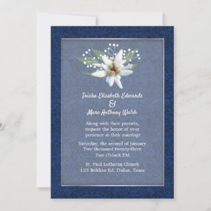 Edelweiss Wedding Einladung