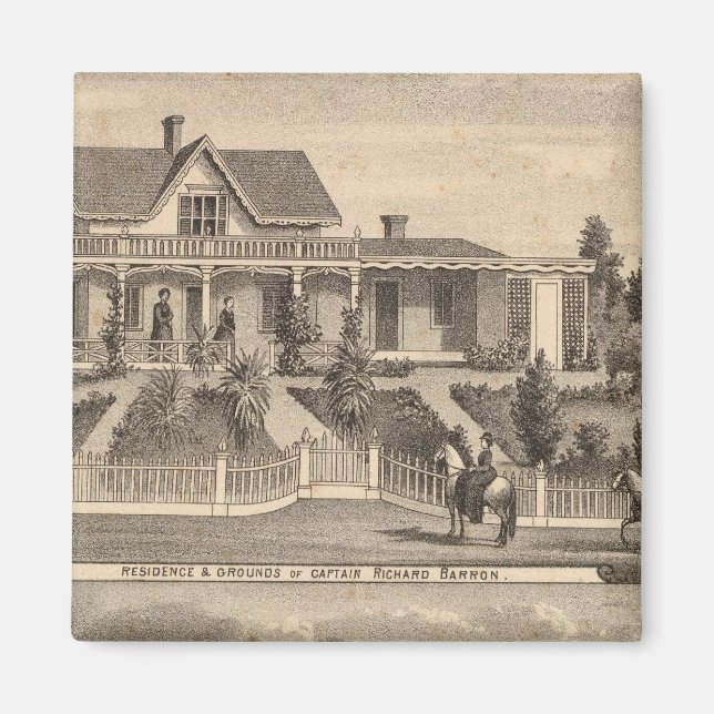 Eden Landing, Barron Residenz, Lager Magnet (Vorne)