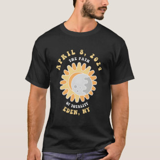 Eden New York Solar Eclipse 8. April 2024 T-Shirt