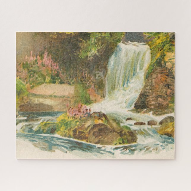 Eden Vale Waterfall, Wexford Irland Puzzle (Horizontal)