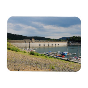 Edersee Staumauer niedrig Magnet