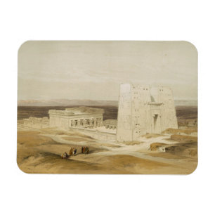 Edfu-Tempel, antikes Apollinopolis, Oberägypten Magnet