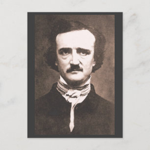 Edgar Alan Poe Postcard Postkarte