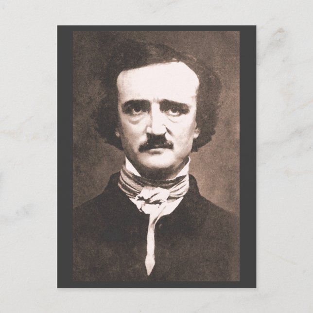 Edgar Alan Poe Postcard Postkarte (Vorderseite)