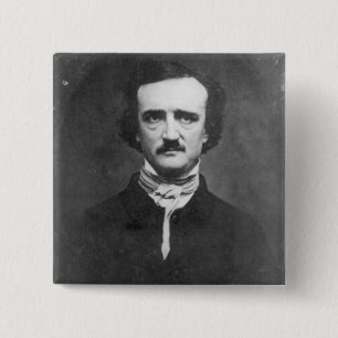 Edgar Allan Poe-1848 Button