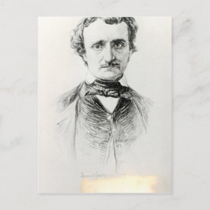 Edgar Allan Poe 1907 Postkarte