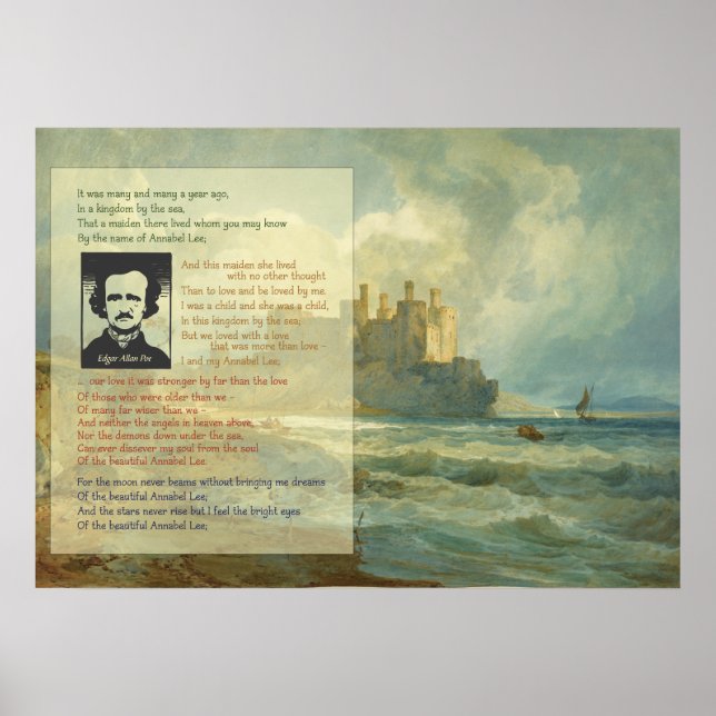Edgar Allan Poe Annabel Lee Poster (Vorne)