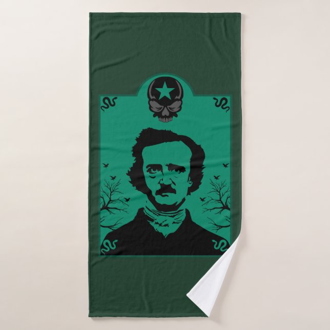Edgar Allan Poe Art Gift Badehandtuch (Badehandtuch)