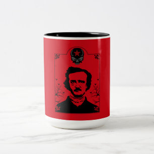 Edgar Allan Poe Black Raven Zweifarbige Tasse