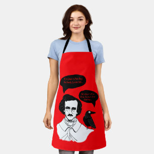 Edgar Allan Poe Boy und Raven Schürze
