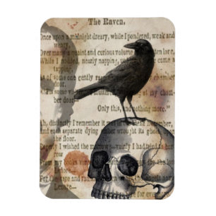 Edgar Allan Poe Der Rabe Magnet
