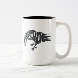 Edgar Allan Poe - der Rabe Zweifarbige Tasse