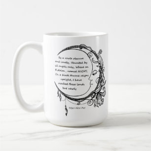 Edgar Allan Poe Dreamland Dream Poem Kaffeetasse