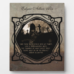 Edgar Allan Poe Fotoplatte
