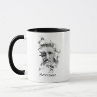 Edgar Allan Poe im Rauche mit Raben - nie wieder