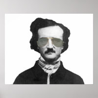 Edgar Allan Poe in Sonnenbrille