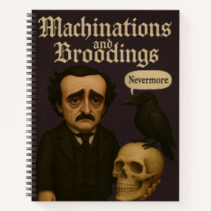 Edgar-Allan-Poe-Journal Notizbuch