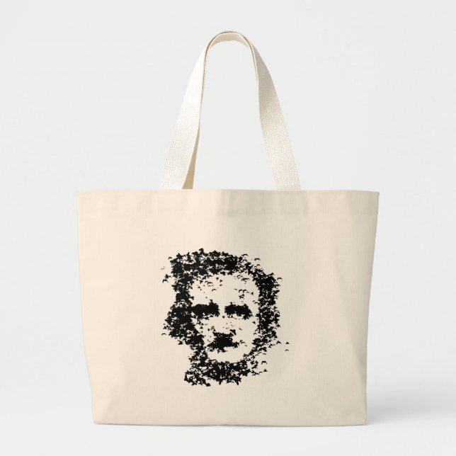 Edgar Allan Poe Jumbo Stoffbeutel (Vorne)