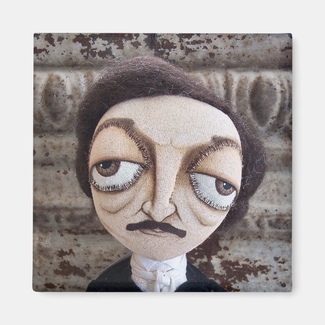 Edgar Allan Poe Magnet (Vorne)