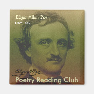 Edgar Allan Poe Magnet