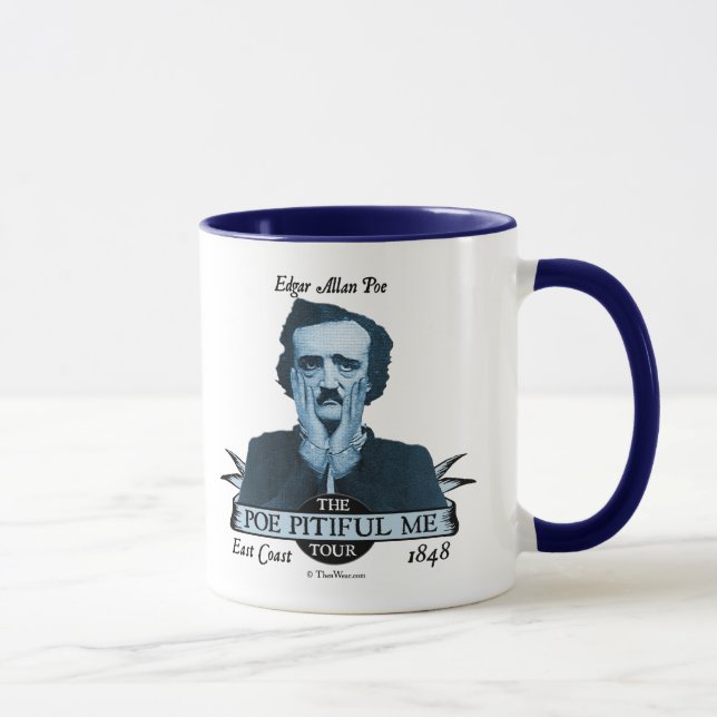 Edgar Allan "Poe mitfühlend ich" Ausflug-Tasse Tasse (Rechts)