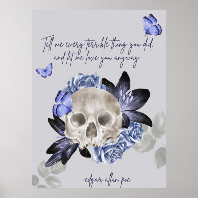 Edgar-Allan-Poe-Plakat Poster (Vorne)
