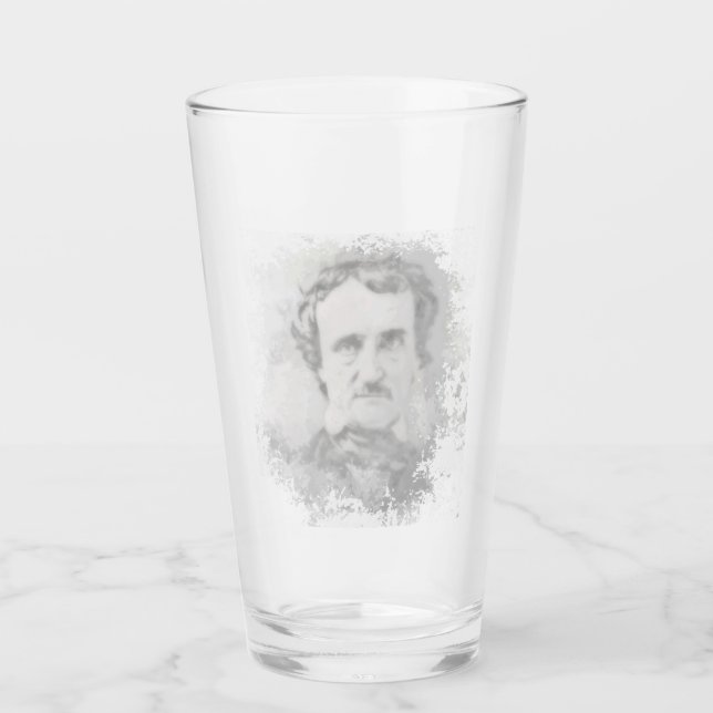 Edgar Allan Poe Poet The Raven Glas (Vorderseite)