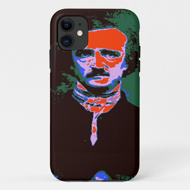 Edgar Allan Poe Pop Art Case-Mate iPhone Hülle (Rückseite)