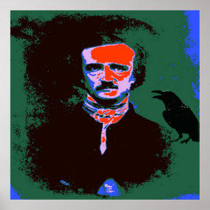 Edgar Allan Poe Pop Poster