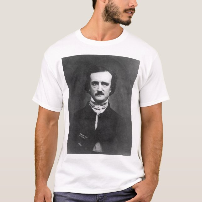 Edgar Allan Poe Portrait T-Shirt (Vorderseite)