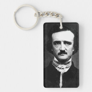 Edgar-Allan-Poe-Porträt Schlüsselanhänger