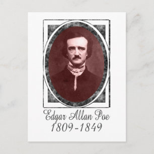 Edgar Allan Poe Postkarte