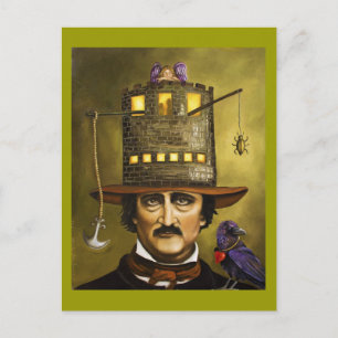 Edgar Allan Poe Postkarte