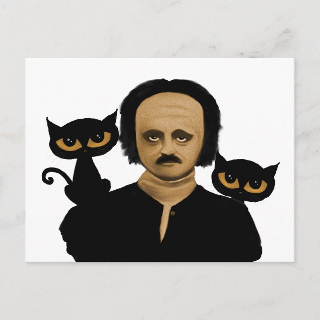 edgar allan poe postkarte (Vorderseite)