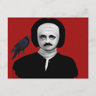 edgar allan poe postkarte