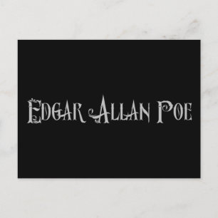 Edgar Allan Poe Postkarte