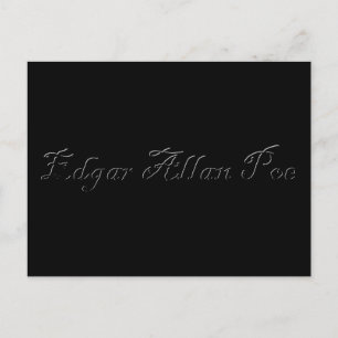 Edgar Allan Poe Postkarte