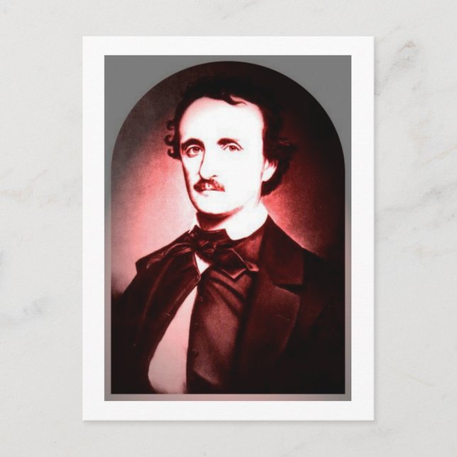 Edgar Allan Poe Postkarte 1 (Vorderseite)