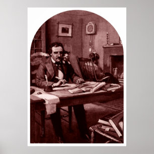 Edgar Allan Poe, Print-Nummer 6 Poster